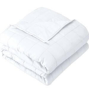 White weighted blanket